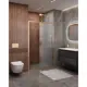 Душевая дверь Cezares 663149 120см эффект стекла рифленый раздвижной