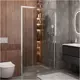 Душевая дверь Cezares 663236 120см эффект стекла прозрачный раздвижной
