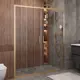Душевая дверь Cezares 663253 170см эффект стекла прозрачный раздвижной