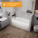 Ванна Moduleasy MASON 170х70 акриловая 01мас1770Акс1+ ножки, панель, слив-перелив