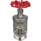 Задвижка ручная клиновая DN.ru D040-09009 DN24 PN16 1" ВР с выдвижным шпинделем нержавеющая сталь