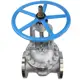 Задвижка ручная клиновая DN.ru D040-01406 DN300 PN63 с выдвижным шпинделем нержавеющая сталь