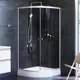 Душевой уголок Am.pm X-Joy 460494 1/4 круга 90x90см серебристый блеск профиль эффект стекла прозрачный