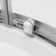 Душевой уголок Am.pm X-Joy 432878 1/4 круга 80x80см серебристый блеск профиль эффект стекла прозрачный