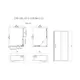 Душевой уголок Belbagno Uno 144903 прямоугольный 120x90см серебристый блеск профиль эффект стекла прозрачный