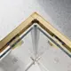 Душевой уголок Belbagno Luce 663124 квадратный 90x90см золотистый профиль эффект стекла без покрытия