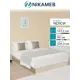 Кровать Миф МС Челси 143.5x80x205.3 см лдсп цвет белый глянец холодный/дуб сонома