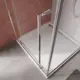 Душевой уголок Cezares Liner 587844 прямоугольный 120x90см серебристый блеск профиль эффект стекла прозрачный