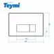Панель смыва Teymi T70202CH цвет хром глянец