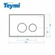 Панель смыва Teymi T70106 цвет белый