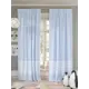 Комплект штор At home Базовая коллекция AT958218 на шторной ленте 260x150 см цвет синий