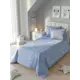 Комплект штор At home Базовая коллекция AT958202 на шторной ленте 260x150 см цвет синий