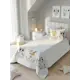 Комплект штор At home Базовая коллекция AT958173 на шторной ленте 260x150 см цвет белый