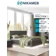 Кровать Миф МС Престиж 1 155x100x203.7 см лдсп цвет графит/графит структурный