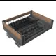 Корзина выдвижная для посуды Firmax Dana Wood 56.4x17.3x43.6 см металл цвет дерево