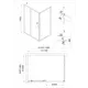 Душевой уголок Niagara Nova 477190 прямоугольный 110x100см серебро профиль эффект стекла прозрачный