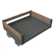Корзина выдвижная Firmax Dana Wood 56.4x17.3x43.6 см металл цвет дерево