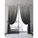 Комплект штор At home Базовая коллекция AT945819 на шторной ленте 280x150 см цвет серый