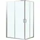Душевой уголок Belbagno Uno 399328 прямоугольный 100x90.5см серебристый блеск профиль эффект стекла прозрачный