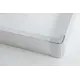 Душевой уголок Belbagno Due 141843 прямоугольный 100x80см серебристый блеск профиль эффект стекла прозрачный