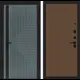 Входная дверь Лабиринт Кредор П29 правый 205x96см цвет серо-зеленый с патиной/дуб кантри темный