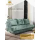 Диван раскладной Феникс 198x76x95 см велюр цвет зеленый