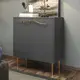 Комод Bogacho 80x44.5x90.5 см МДФ цвет серый 11636/Серый