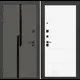 Входная дверь Labirintdoors Карбон 205x88см левый цвет белый софт/лофт графит с панелью П13