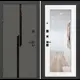 Входная дверь Labirintdoors Карбон 205x88см левый цвет белое дерево/лофт графит с зеркалом П18