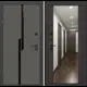 Входная дверь Labirintdoors Карбон 205x88см левый цвет венге/лофт графит с зеркалом ФЛЗ-1