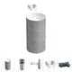 Напольная раковина отдельностоящая Wellsee Chalice Perfection 20212934R размер 45x45x85 см, с донным клапаном, сифоном и смесителем
