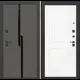 Входная дверь Labirintdoors Карбон 205x88см правый цвет белый софт/лофт графит с панелью П11