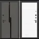 Входная дверь Labirintdoors Карбон 205x88см правый цвет белый софт/лофт графит с панелью П13