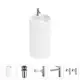 Напольная раковина отдельностоящая Wellsee Chalice Perfection 20212994R размер 45x45x85 см, с донным клапаном, сифоном, смесителем и вентилями