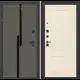 Входная дверь Labirintdoors Карбон 205x96см левый цвет крем софт/лофт графит с панелью П03