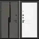 Входная дверь Labirintdoors Карбон 205x96см левый цвет белый софт/лофт графит с панелью П11