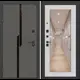 Входная дверь Labirintdoors Карбон 205x96см левый цвет бетон светлый/лофт графит с зеркалом П18