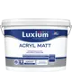 Краска для внутренних покрытий моющаяся Luxium by Dulux Acryl Matt глубокоматовая цвет белый база BW 9 л