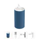 Напольная раковина отдельностоящая Wellsee Chalice Perfection 20213102R размер 45x45x85 см, с донным клапаном, сифоном и смесителем