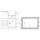 Мойка для кухни Mixline ML-GMS24 49x76.5 см глубина чаши 20 см искусственный камень цвет светло-серый