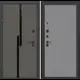 Входная дверь Labirintdoors Карбон 205x96см левый цвет серый софт рельеф/лофт графит с панелью П29