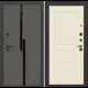 Входная дверь Labirintdoors Карбон 205x96см правый цвет крем софт/лофт графит с панелью П03
