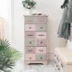 Комод Bogacho 62.5x123x41 см 4 ящика МДФ цвет разноцветный 11536/акварель