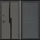 Входная дверь Labirintdoors Карбон 205x96см правый цвет графит софт/лофт графит с панелью П11