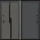Входная дверь Labirintdoors Карбон 205x96см правый цвет графит софт/лофт графит с панелью П13