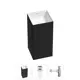 Напольная раковина отдельностоящая Wellsee Pure BY Wellsee 20213245R размер 40x40x85 см, с донным клапаном и сифоном