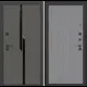 Входная дверь Labirintdoors Карбон 205x96см правый цвет серый софт рельеф/лофт графит с панелью П29