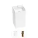 Напольная раковина отдельностоящая Wellsee Pure BY Wellsee 20213252R размер 45x45x85 см, с донным клапаном