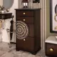 Тумба с выдвижными ящиками Bogacho 62x124x42 см цвет коричневый
