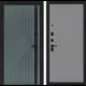 Входная дверь Labirintdoors Кредор П29 левый 205x88см цвет серо-зеленый с патиной/серый софт рельеф